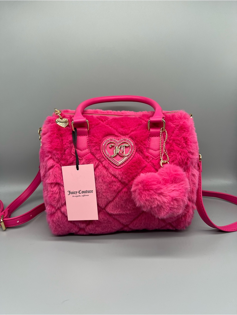 Juicy couture let’s get cozy satchel purse - Picture 2 of 12